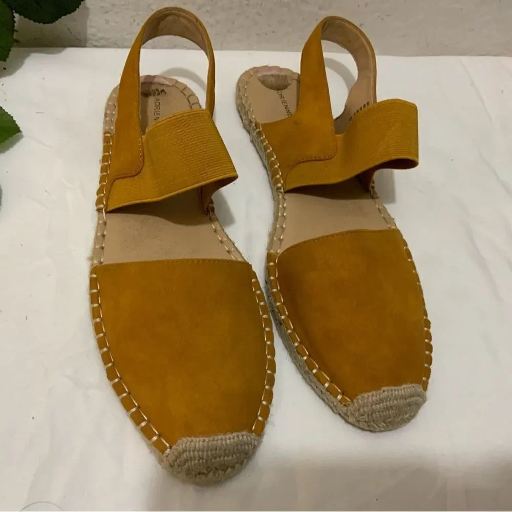 Adrienne Vittadini Angelo Women's Suede Espadrille Sandals Size‎ 10
